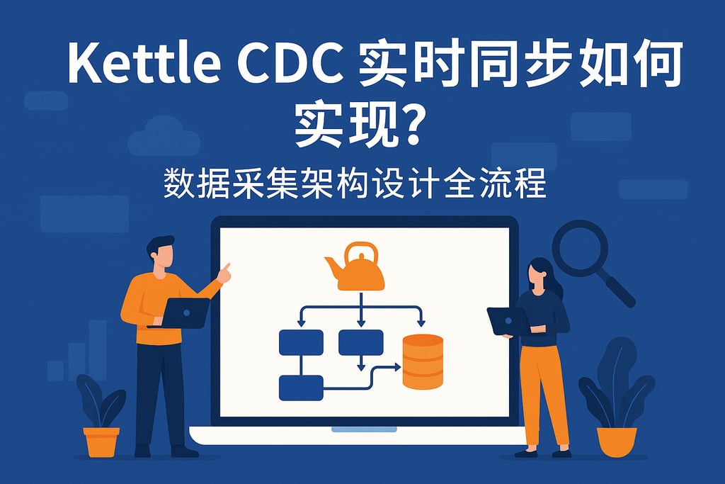 kettle cdc实时同步如何实现？数据采集架构设计全流程